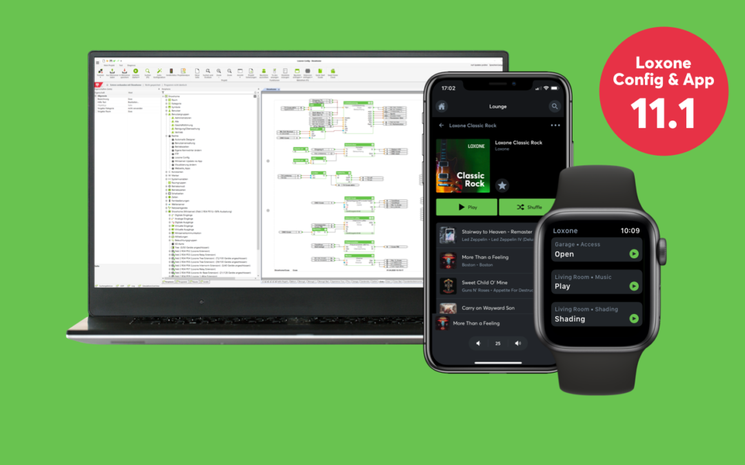 Neu: Loxone Config und App 11.1