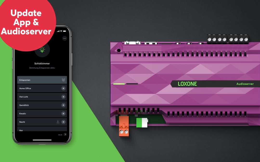 Update: Loxone App 12.0 und Audioserver 2.5.01.20