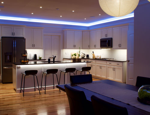How to create under cabinet lighting that will impress your guests