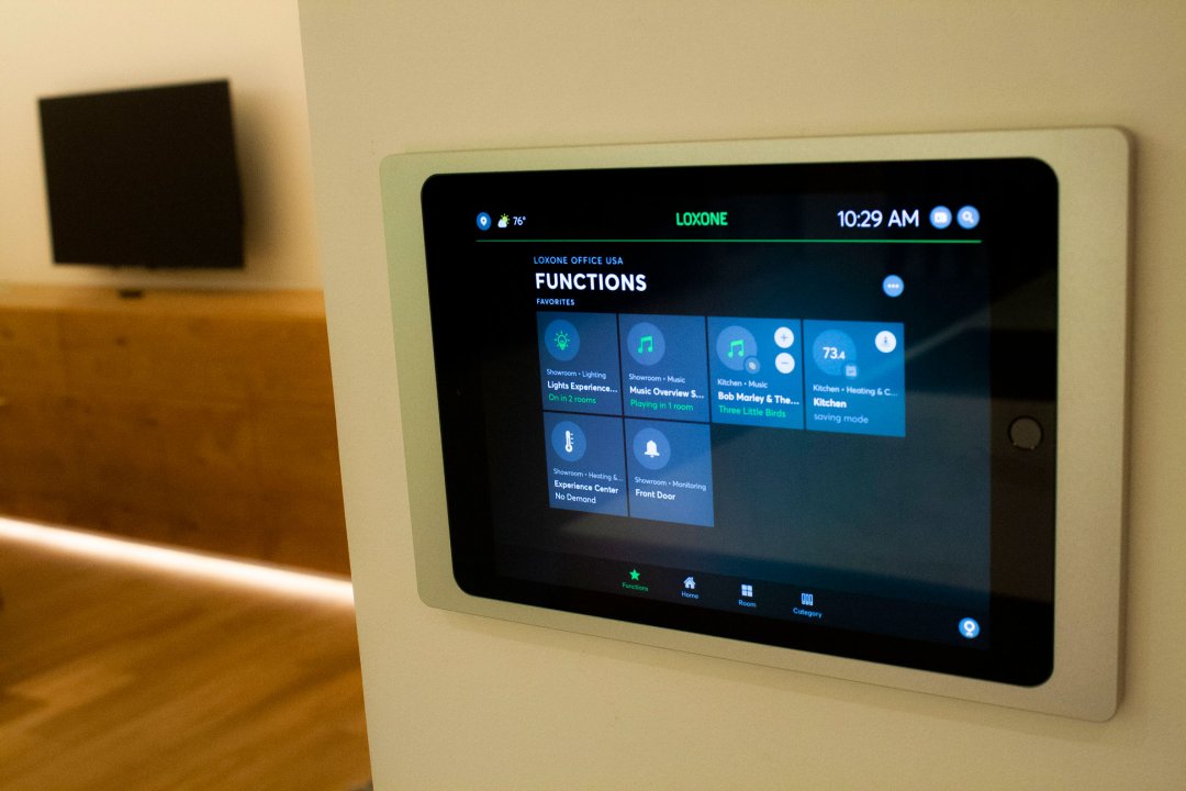 Take a smart home tour at our Loxone Experience Center