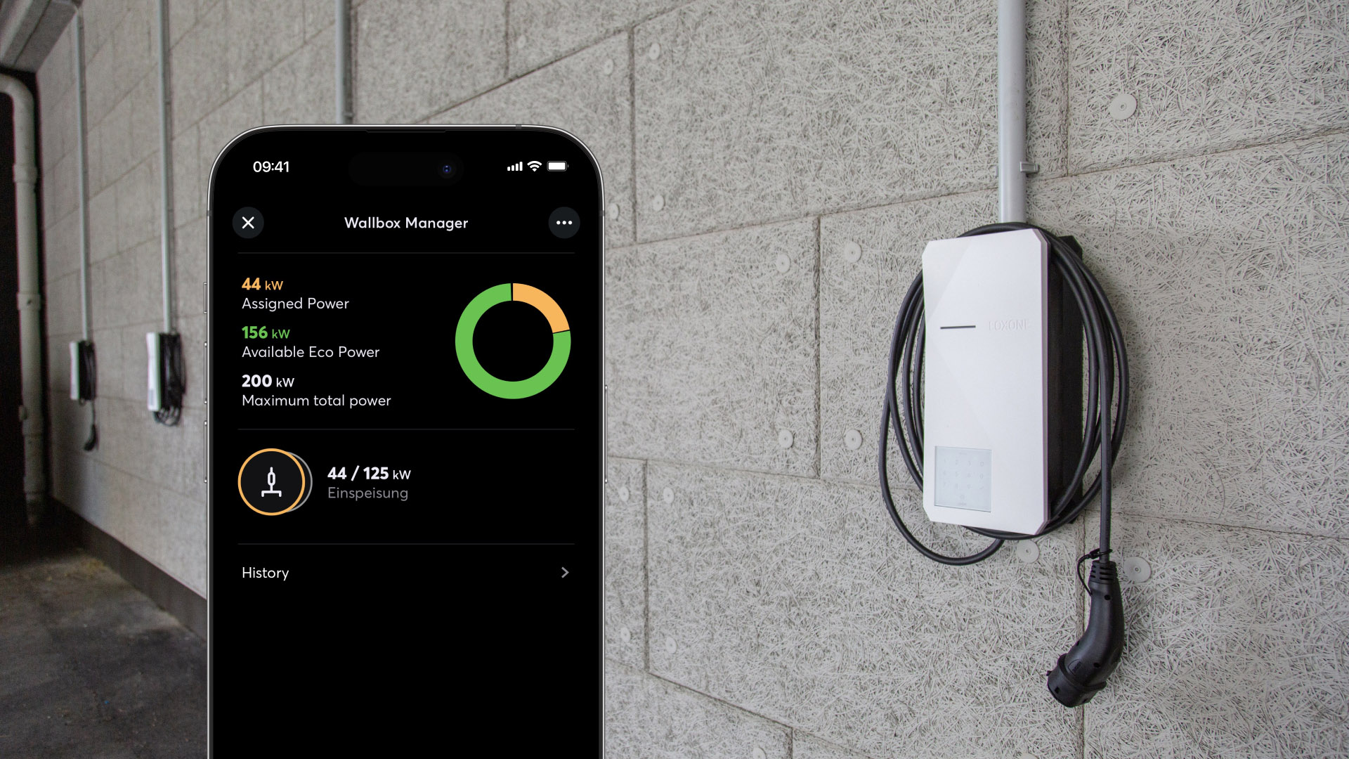 The Wallbox Manager makes electric charging with a PV system child's play.