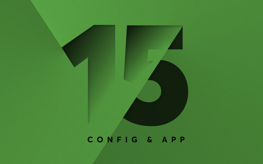 Nouveau : Config & App 15.1