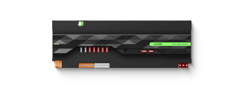 Frontansict Loxone Power Supply & Backup