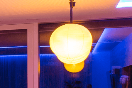Konventionelle Leuchten können ebenfalls problemlos in das Beleuchtungskonzept aufgenommen werden