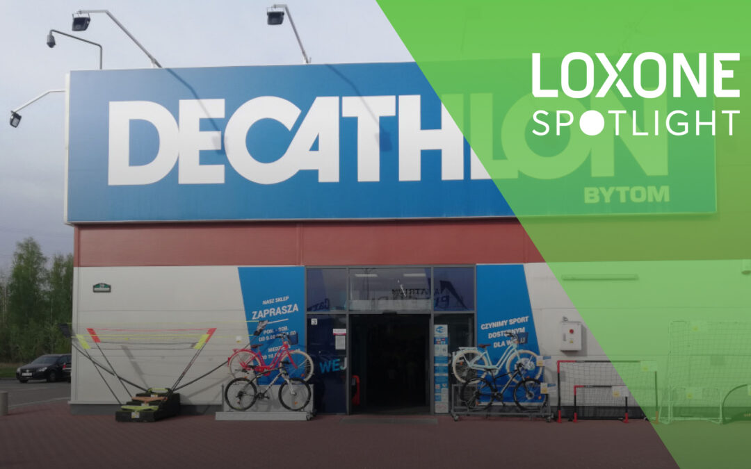 Decathlon in Polen betreedt het tijdperk van automatisering: winkelmodernisering met Loxone