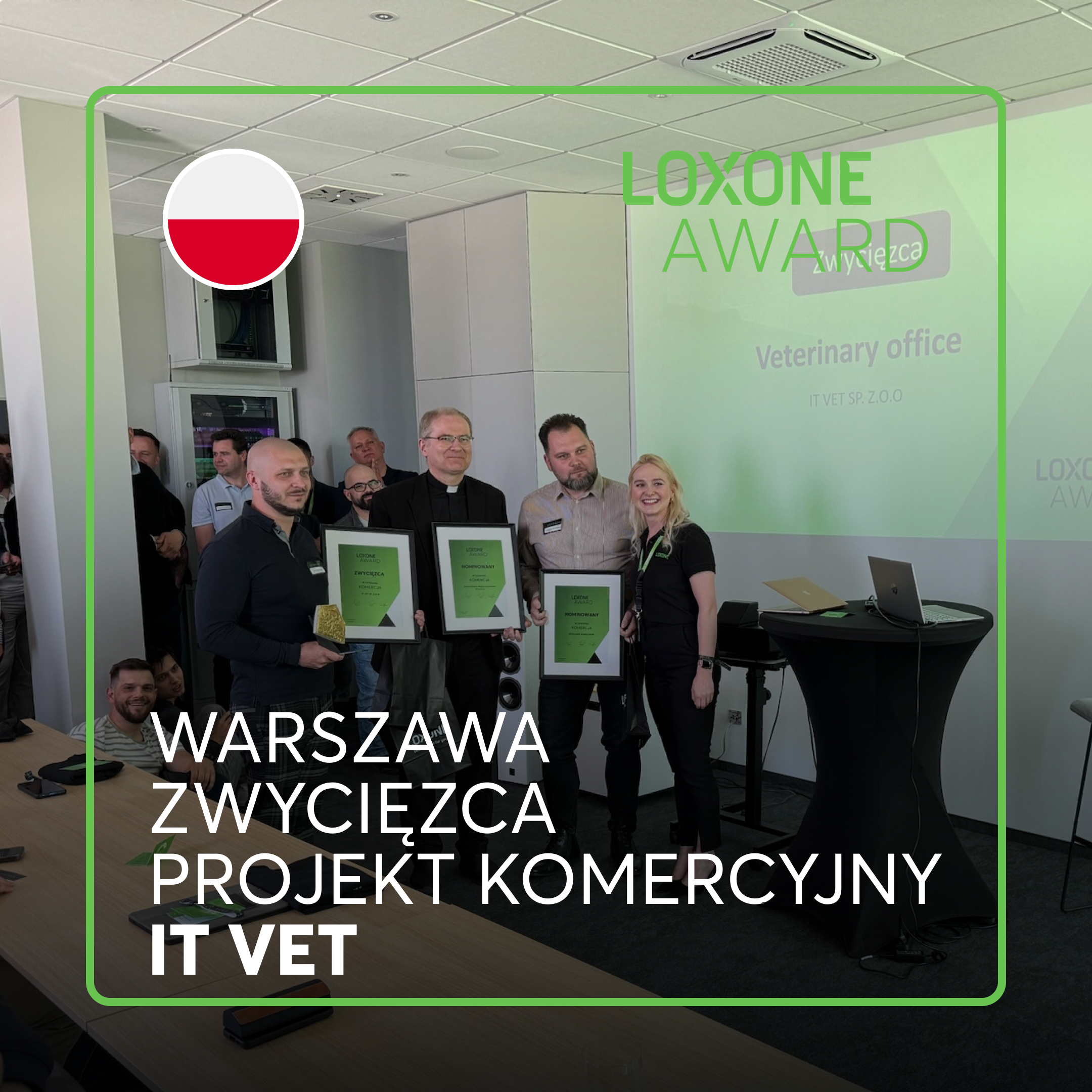 Zwycięzca z Warszawy w kategorii projekt komercyjny