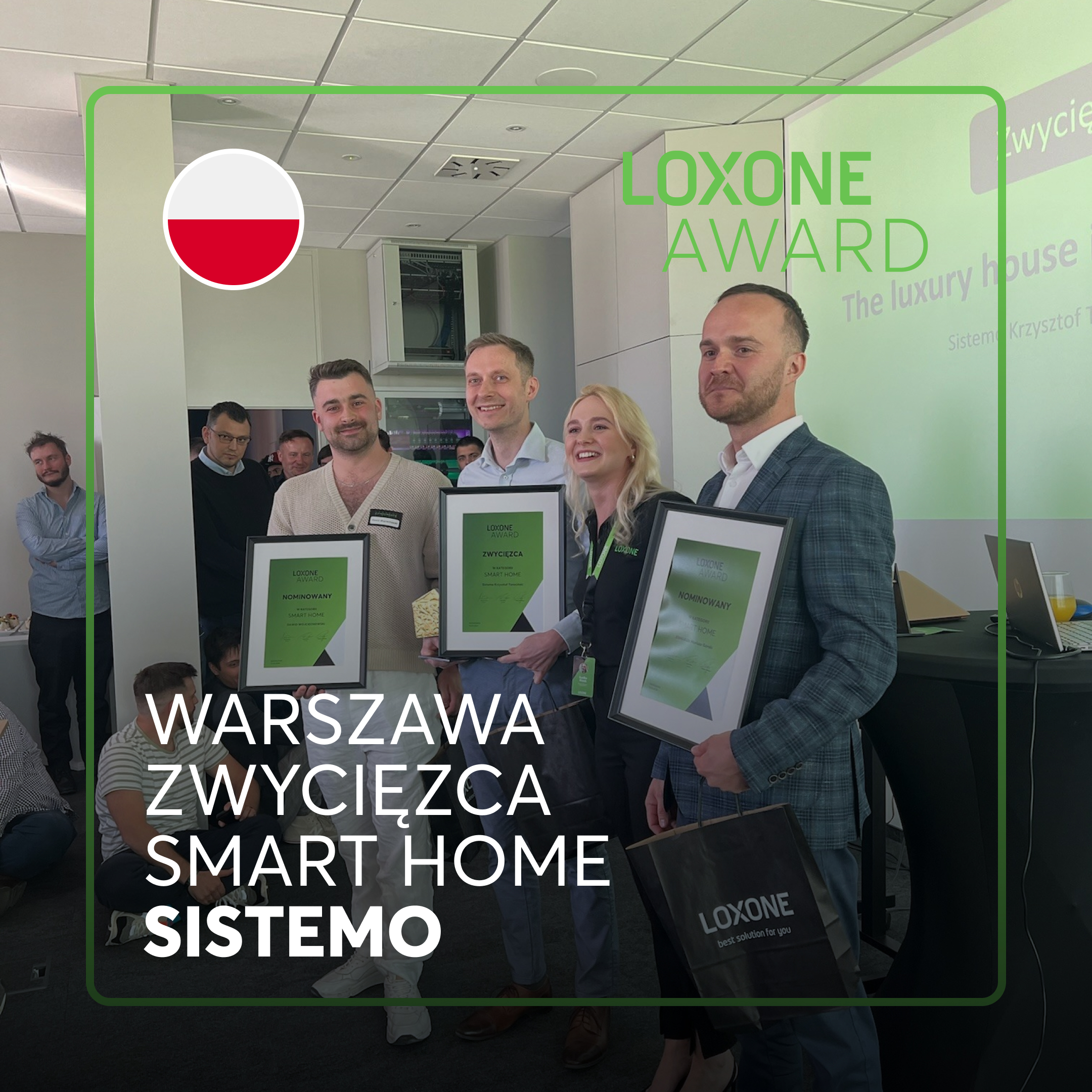 Zwycięzca z Warszawy w kategorii smart home