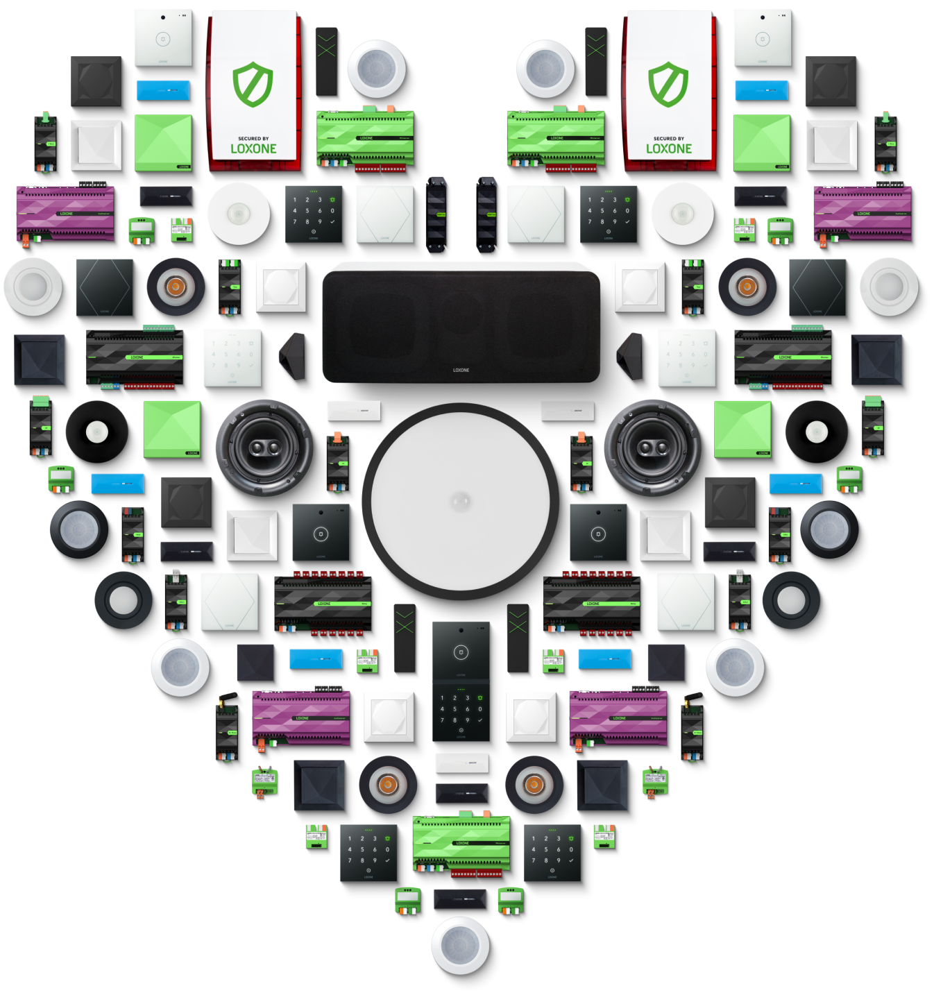 Loxone ürünleriyle kalp görseli